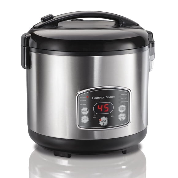 Le Cuiseur pour le riz/marmite vapeur de luxe Digital Simplicity Hamilton Beach 37541C