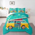 thumbnail image 2 of Erosebridal Rustic Camping Bedding Full Comforter Set, Camp Car Down Comforter, Coconut Tree Decor, Breathable 3pcs, 2 of 8