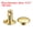 Gold Tone, variant on Unique Bargains 100 Sets Leather Rivets 9mm Double Cap Rivets 8mm Height Metal Studs Rivet, Gun-black