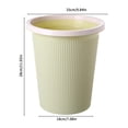 thumbnail image 3 of RXIRUCGD Garbage Can Trash Can Pressure Circle Trash Can Garbage Can Wastebaskets For Bathroom Bedroom Office Kitchen Small Space Living Trash Bin Garbage Bin, 3 of 8
