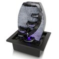 thumbnail image 1 of SereneLife SLTWF78LED Décoration de Fontaine d'Eau de Table avec LED, 1 of 1