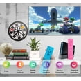 thumbnail image 2 of 2 Pack Classic Wireless Controllers Compatible With Wii And Wii U, Game Controller With Silicone Case And Wrist Strap (pink And Blue), 2 of 5