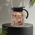 thumbnail image 2 of Binwennn Matriarch Cups Vintage Floral Pattern Tea 2025 New Tea Pot Tea Built In Infuser 35 Oz Stainless Steel Floral Pattern Tea Pot Tea With Infuser Long Insulation, 2 of 5