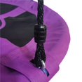 thumbnail image 3 of ALEKO Outdoor 40 inches Saucer Platform Swing with Adjustable Hanging Ropes, Purple, 3 of 8