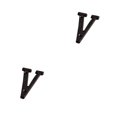 thumbnail image 2 of relayinert House Sign With Retro 3D Wide Range Of Uses And Durable Weather-resistant Metal House Numbers Retro 3D Sign V 2Set, 2 of 6