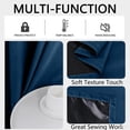 thumbnail image 4 of Chmadoxn Home Decor, Polyester Pongee Laminated Light-blocking Curtains Perforated Style Bedroom Concise Sun Protection Curtains Heat-Insulating And Soundproof Curtains Polyester Blackout Curtains, 4 of 6