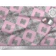 thumbnail image 2 of Soimoi Rayon Fabric Floral Block Print Fabric by The Yard 42 Inch Wide, 2 of 3