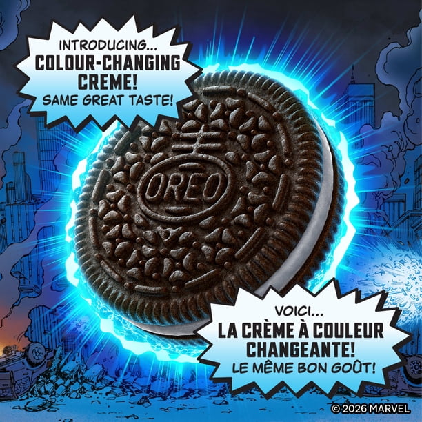 MARVEL OREO STUF OF LEGENDS Cookies, Limited Edition Colour