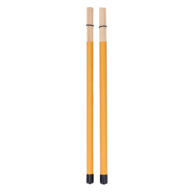 Drum Brush, Drums Stick Brushes 2Pcs For Performance Yellow