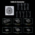 thumbnail image 5 of Antec NeoEco Series NE850G M White Gold 850W Internal Power Supply, 5 of 5