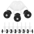 thumbnail image 2 of Miangastore 20pcs Ceiling Curtain Track Pulleys Curtain Track Rollers Drapery Rail Sliding Glider for Windows, 2 of 8