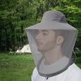 thumbnail image 4 of Mosquito Net Hat Mosquito Net Head Hat Sun Hat With Net Bee Hat Hunting Hat For Outdoor Camping And Gardening, 4 of 4