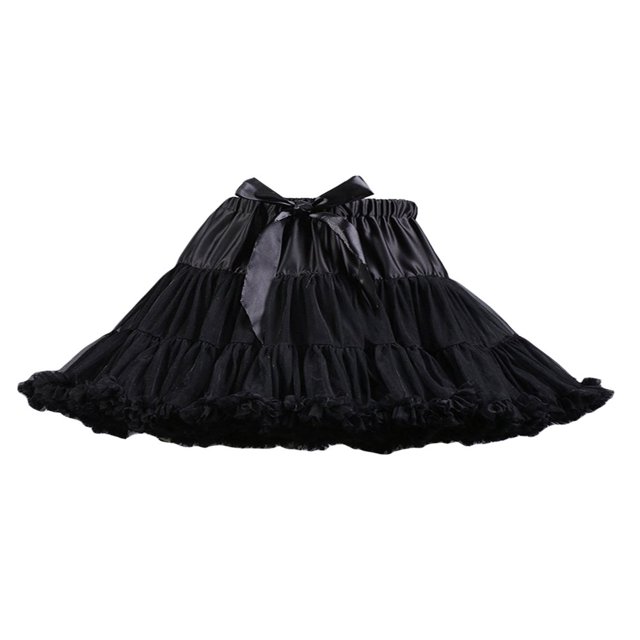 MesaSe Womens Multi-Layered Solid Pleated Tulle Tutu Puffy Party Club Cosplay Mini Skirt