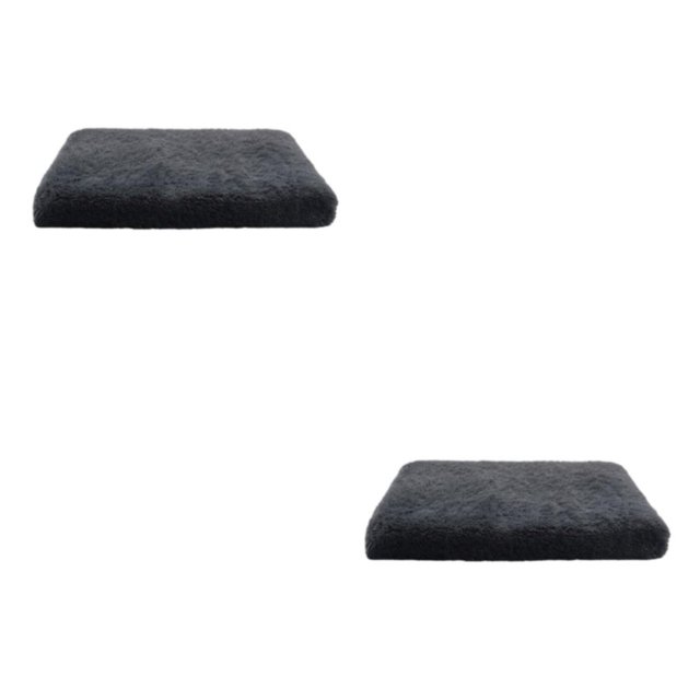 Thinsony Dog Bed Suitable For All Breeds Value For Money Easy To Clean Durable Polyester Pet Cushion Pet Mat dark grey M 50*40*5cm 2Set