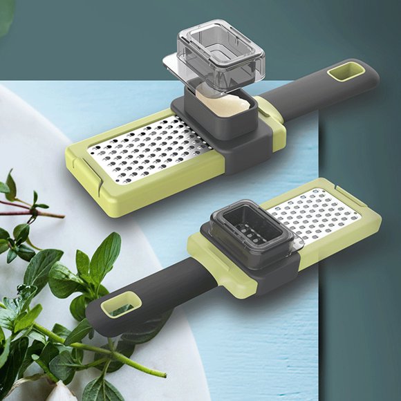 PEONAVET Garlic Press Explosion Gadget Grinder Green Garlic Press Garlic Grinder Kitchen Garlic Grinder Garlic Pounder Grinder Kitchen