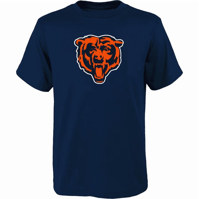 Youth Chicago Bears NFL Primary Logo Short Sleeve Tee