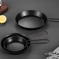 thumbnail image 3 of Backpacking Pan Nonstick Frying Skillet Camping Cookware With Foldable Handle For Outdoor Travel Hiking Picnic Dorm Kitchen Oven Stoves Home Cooking, 3 of 3