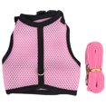 thumbnail image 2 of Harness With Leash,  Mesh Traction Harness Mesh Pet Harness  For Guinea Pig For Little Pigs S,M,L, 2 of 8