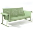 thumbnail image 1 of Crosley Veranda Metal Gliding Patio Sofa in Oasis Green, 1 of 5