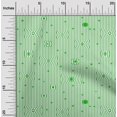 thumbnail image 2 of oneOone Rayon Green Fabric Stripes Fabric For Sewing Printed Craft Fabric By The Yard 56 Inch Wide, 2 of 4