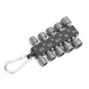 WorkPro Nut Driver Set -10 pièces, tailles Cr-V,Metric & SAE