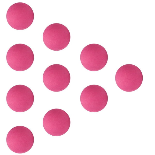 maskred 10 Pieces EVA Foam Golf Swing Training Exercises Balls Practice Pink 42mm 1Set