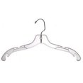 thumbnail image 2 of Only Hangers Only Clear Plastic 17" Dress (Box of 100), 2 of 3