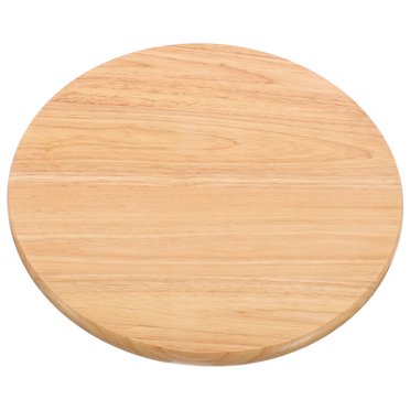 KAKOWELY stool round seat Replacement Wooden Dining Chair Cover Canteen Chair Wood Surface Stool Wooden Seating Part11.42"X11.42"X0.79"