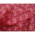 thumbnail image 4 of oneOone Silk Tabby Fabric Leaves|Floral & Paisley Block Fabric Prints By Yard 42 Inch Wide, 4 of 4