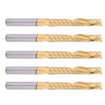 thumbnail image 2 of End Mills, CNC Milling Bits 4x28x50mm  Durability High Speed Steel HSS  Coating Widely Used Milling Machine Tools  For Mechanic For Repair Tool, 2 of 8