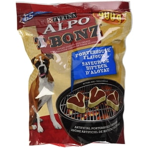 Alpo T-Bonz Dog Treats; Porterhouse Flavour - 900 g Pouch