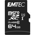 thumbnail image 1 of EMTEC carte mémoire micro-SD classe 10 U1 EMTEC 64 Go, 1 of 3