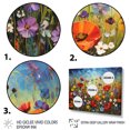 thumbnail image 3 of Designart Wildflowers framed wall Art, Chromatic Meadows with Abstract Wildflowers I , wildflowers Large framed wall art decor, Multi-Color Traditional Natural framed wall art, 3 of 5