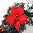 thumbnail image 4 of Christmas Wreath With Battery Powered LED Light String Front Door Hanging Garland Holiday Home Decorations, 4 of 6