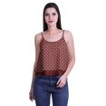 thumbnail image 4 of Moomaya Printed Womens Spaghetti Strap Crop Top Cami Summer Tops, 4 of 5