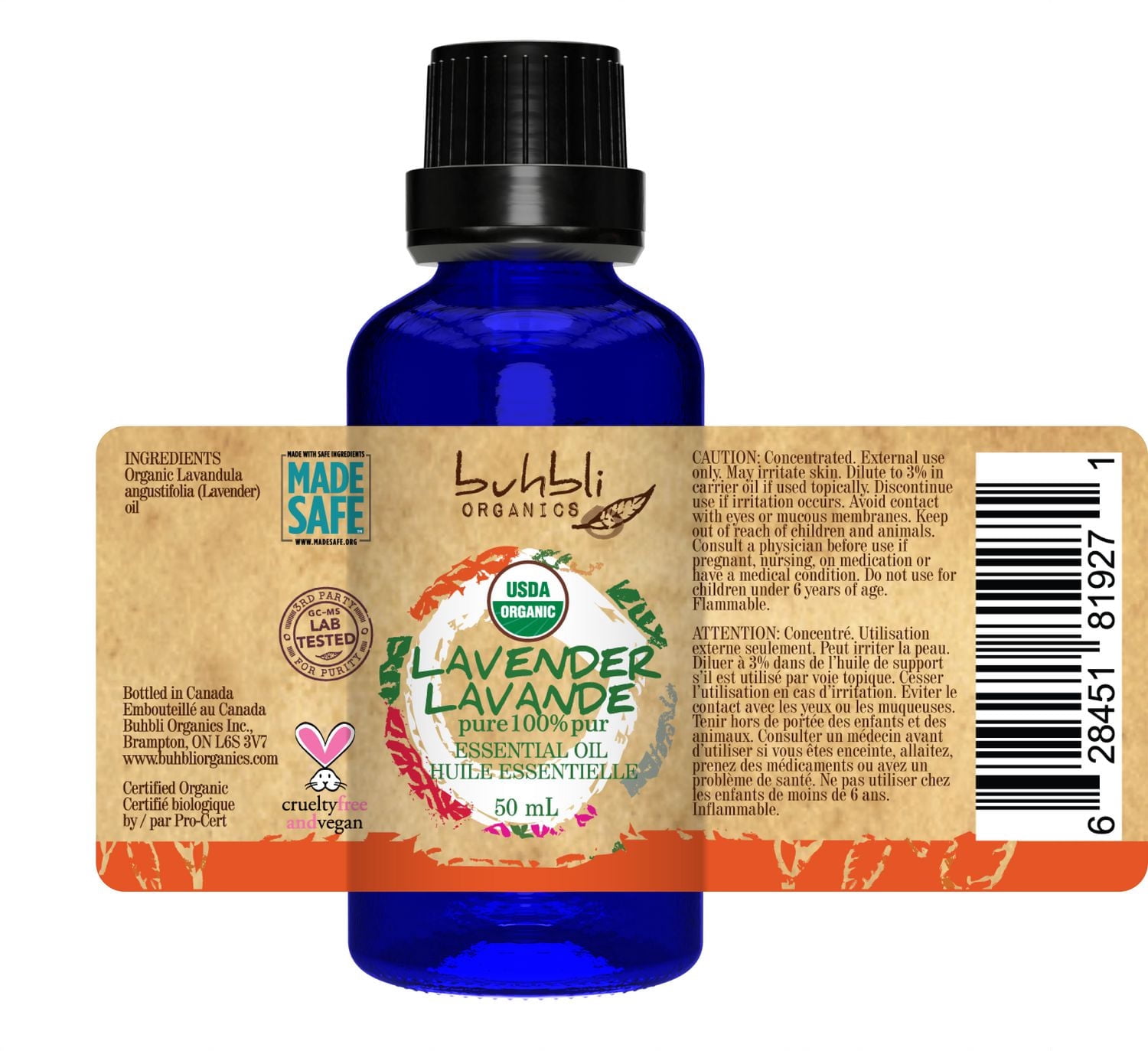 Huile Essentielle de Lavande Bio 50ml