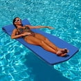 thumbnail image 1 of Texas Recreation Sunsation 1.75"" Thick Swimming Pool Foam Pool Floating Mattress Bahama Blue, 1 of 10