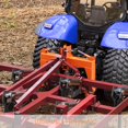 thumbnail image 2 of EDTara Capacité de Levage de 3000 Lb Tracteur Attelage Rapide 3 Points Attelage Rapide pour Tracteurs de Catégorie 1 et 2, Accessoires entre Bras Inférieurs Attelage Rapide avec 2 Récepteurs, Orange, 2 of 7