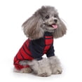 thumbnail image 1 of LSLJS Pet Pajamas, Home Clothes, Cotton Contrast Pajamas, Knitted Pet Clothes, Pet Costume, 1 of 5