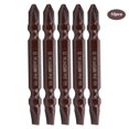 thumbnail image 1 of 10-Pack Magnetic Double-Ended Screwdriver Bits, S2 Steel 6.3mm Shank x 65mm Length, PH2/SL6 Cross/Slotted Tips, High-Durability Hardware Tools for Screw Fixing, Red Finish, Precision Bite Design to, 1 of 6