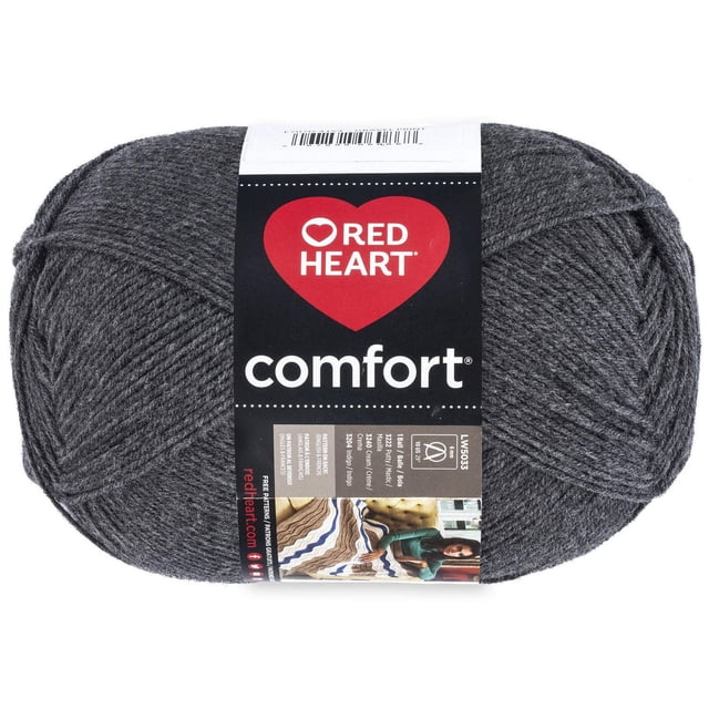 Red Heart® Comfort® Yarn, Solid, Acrylic #4 Medium, 16oz/454g, 867 Yards