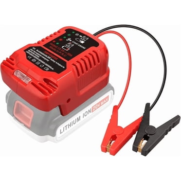 Car Jump Starters Adapter Jumper Cables 11AWG 30A Starter Jump Charger for Black and Decker 20V Li-ion Battery