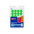 thumbnail image 2 of Avery Color Coding Labels - Removable adhesive - neon green - 0.752 in round 1008 label(s) (42 sheet(s) x 24) round labels, 2 of 2