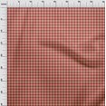 thumbnail image 3 of oneOone Viscose Chiffon Fabric Gingham Check Print Fabric BTY 42 Inch Wide, 3 of 4