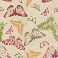 thumbnail image 1 of Ahgly Company Tapis d'Intérieur Lavable à la Machine, Carré, Transitionnel, Brun Pérou, Tapis de Zone, 8 Pieds Carré, 1 of 7