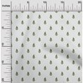 thumbnail image 1 of oneOone Tissu Polyester Lycra Blanc Matériel de Robe Florale Tissu Imprimé Tissu au Mètre 56 Pouces de Large, 1 of 4