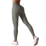 Xingzhi High Waist Yoga Leggings For Female Sports Venue Fans Comfortable Leggings Women Grey S