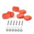 thumbnail image 1 of pitrice 6 Acrylic Guitar Tuning Pegs Tuners Machine Heads Buttons Jade Red, 1 of 9