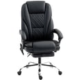 thumbnail image 1 of CoSoTower Massage Office Chair, Reclining Computer Chair with Adjustable Height and Footrest, Black, 1 of 7