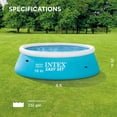 thumbnail image 3 of Intex Piscine hors Terre Gonflable Easy Set 6 Pi x 20 Po, Bleue (Lot de 2), 3 of 9